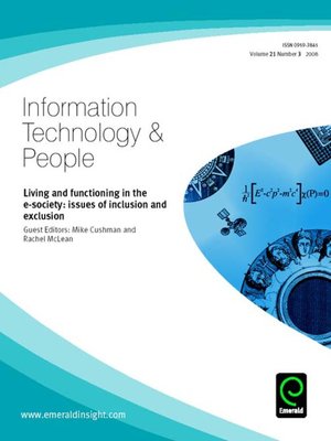 cover image of Information Technology & People, Volume 21, Issue 3